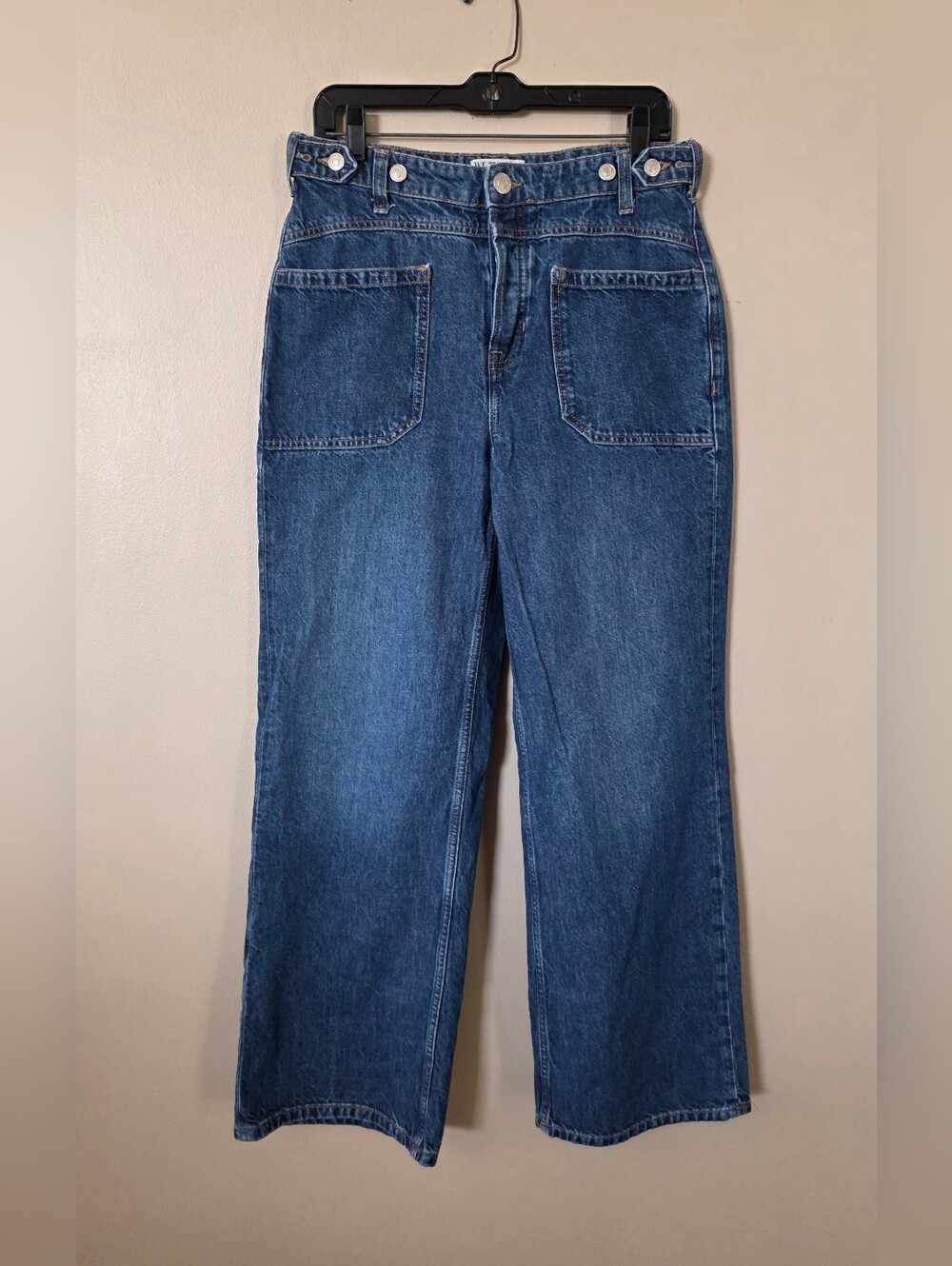 We The Free Free People Palmer Cuffed Blue Jeans Women's Size 27